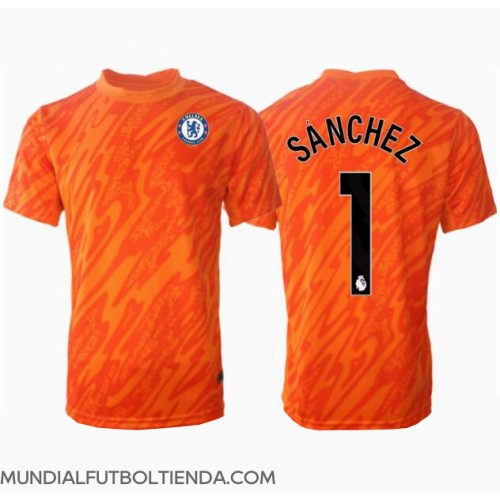Camiseta Chelsea Robert Sanchez #1 Portero Primera Equipación Replica 2024-25 mangas cortas